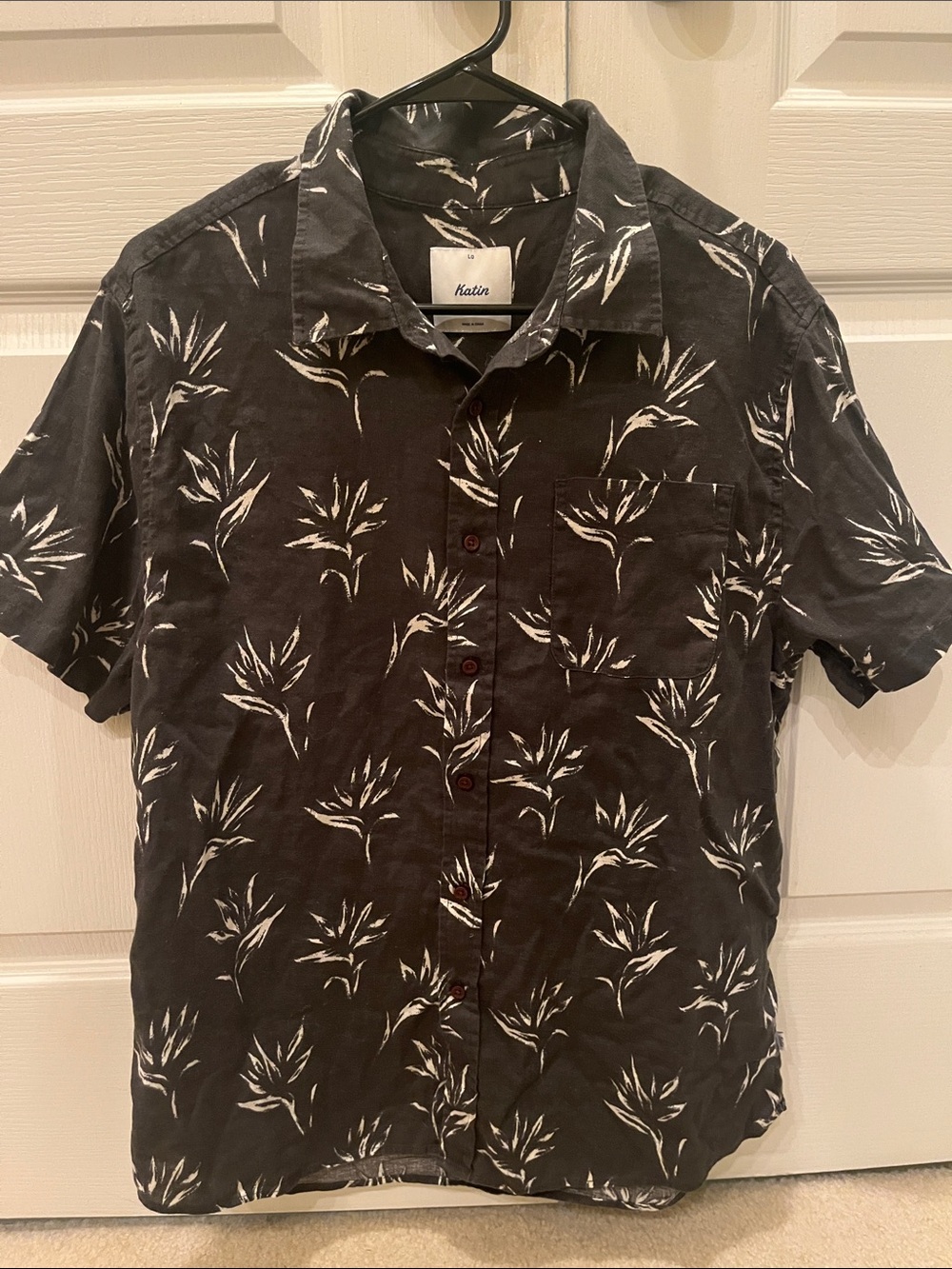 Katin Short-Sleeve Floral Button-Down Shirt